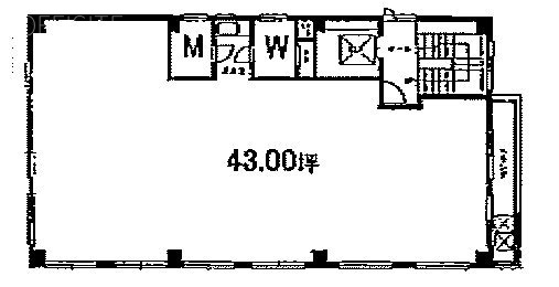 佐野ビルB1F 間取り図