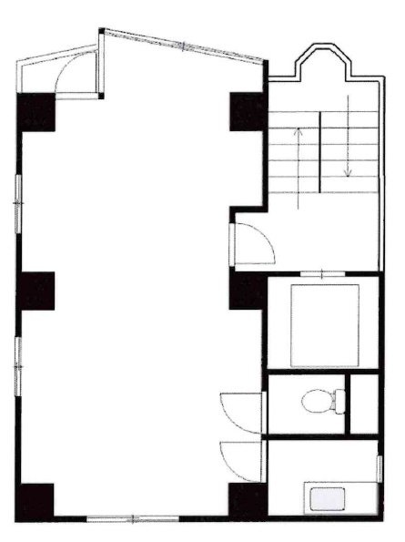 ユタカビル5F 間取り図