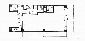 日本橋本町ビル8F 間取り図