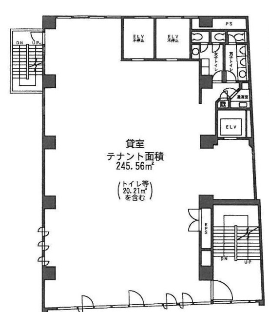 塚喜東京ビル7F 間取り図