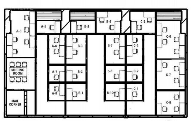 ニュー新橋ビル(ハローオフィス新橋)A8 間取り図