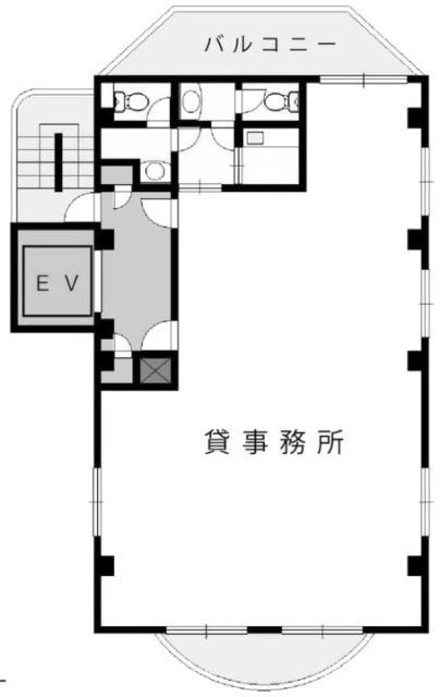 浅野屋ビル2F 間取り図