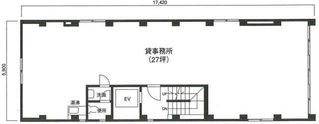 藤波ビル2F 間取り図