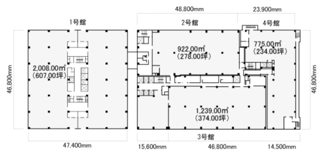 東京ダイヤビル4号館10F 間取り図