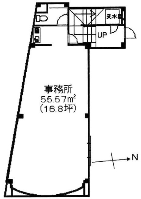 渋谷加藤ビル2F 間取り図