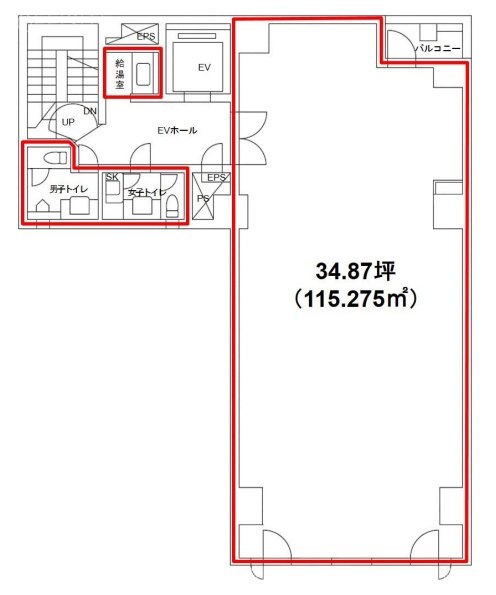 外神田千代田ビル4F 間取り図