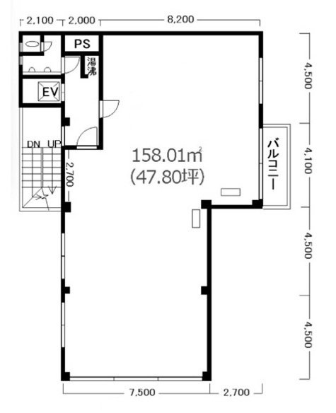 おむろビル3F 間取り図