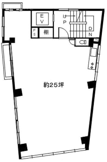 SW西早稲田ビル3F 間取り図