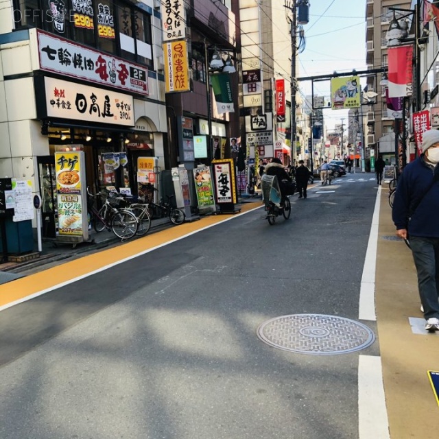 中村橋駅前青木ビル ビル前面道路