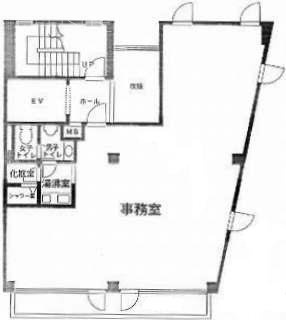 麻布ネストビル4F 間取り図