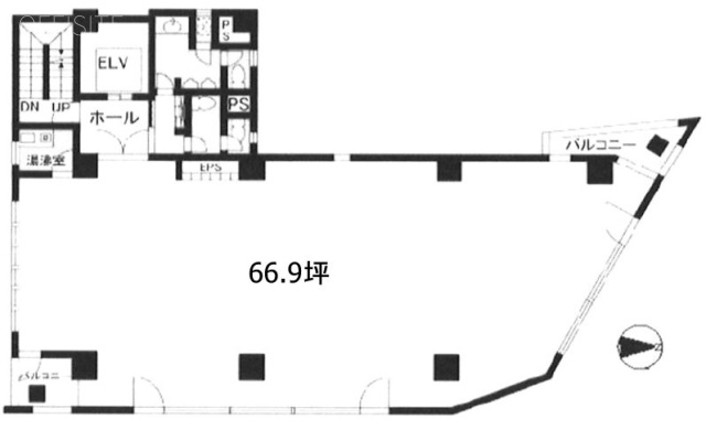 クレインズパーク5F 間取り図