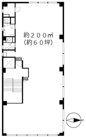 新宿太陽ビル4F 間取り図