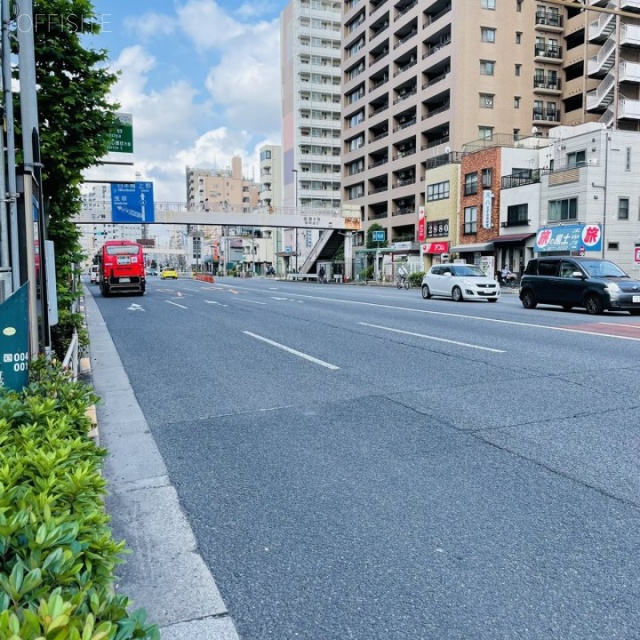 プラザM ビル前面道路