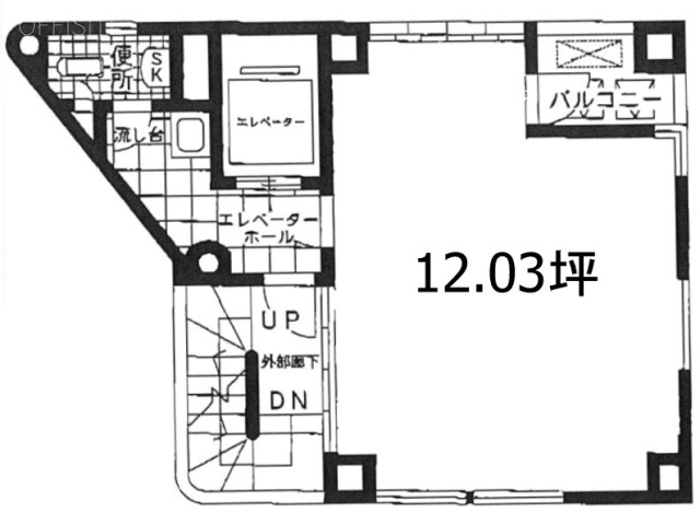 倉田ビル7F 間取り図