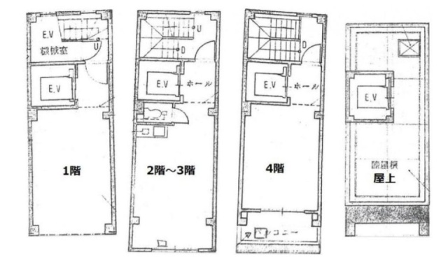 吉野屋商店ビル一括 間取り図