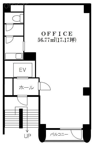 サンクビル2F～8F 間取り図