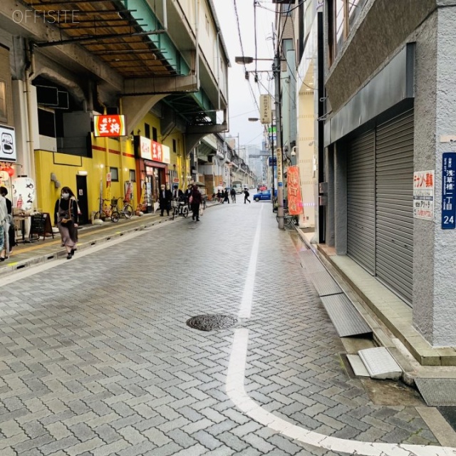 高政ビル 1階 12.83坪　ビル前面道路