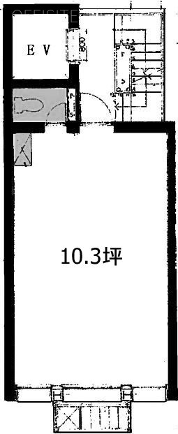 浅草1丁目ビル5F 間取り図