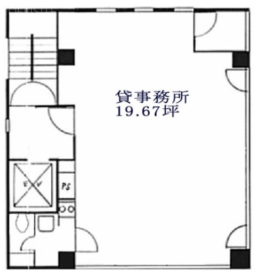 小林ビル1F 間取り図