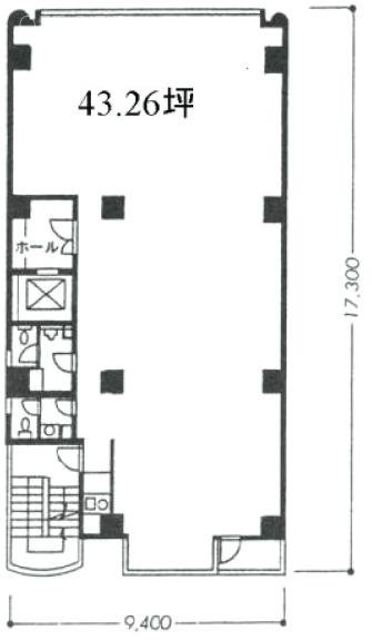 神田NAビル3F 間取り図