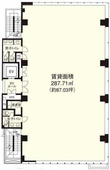 Daiwa日本橋本石町ビル5F 間取り図