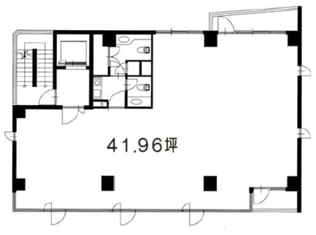 NAGAHAMAビル2F 間取り図