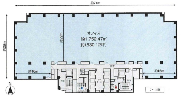 ライズアリーナビル9F 間取り図