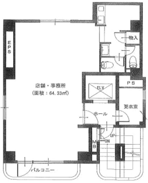 第21CIビル6F 間取り図