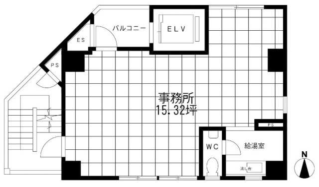 大森小鷹ビル4F 間取り図