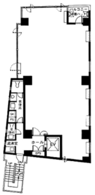 日本橋ノースプレイス4F 間取り図