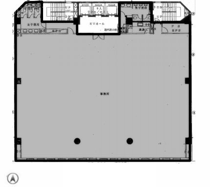 南麻布渋谷ビル4F 間取り図