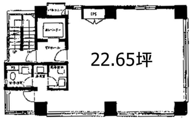 パインクレストビル5F 間取り図