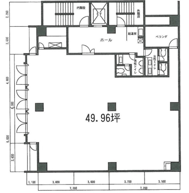 北新宿君嶋ビル6F 間取り図