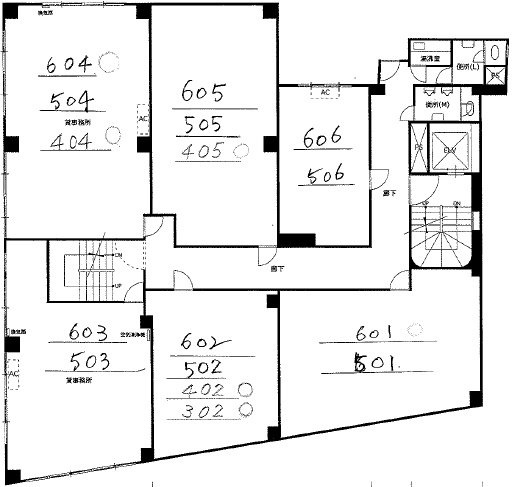大倉ビル10F 間取り図