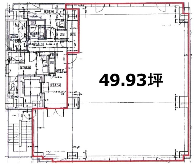 室町NSビル2F 間取り図