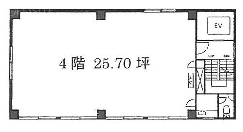 赤坂花ノ木ビル3F 間取り図