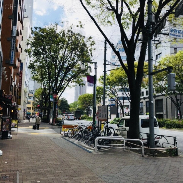ACN新宿ビル ビル前面道路