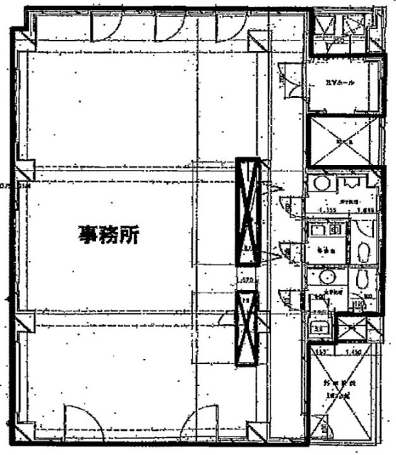 丸石新橋ビル1F 間取り図