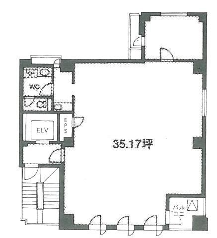 大行ビル5F 間取り図