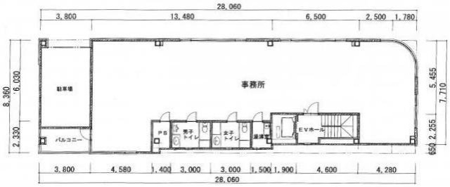 神田ノーザンビル2F 間取り図