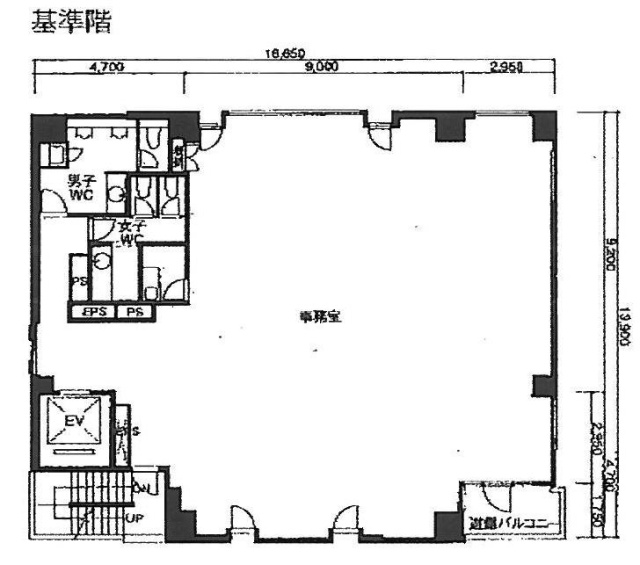 新宿福智ビル4F 間取り図