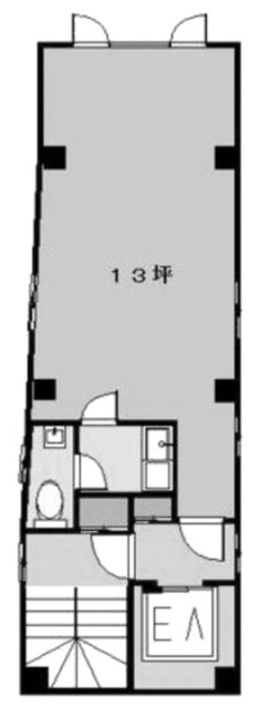 新宿高山ビル4F 間取り図