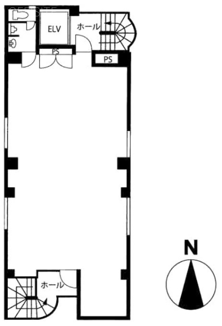 三共ビル2F 間取り図