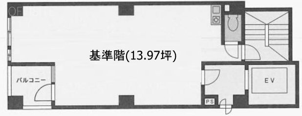 曙ビル9F 間取り図
