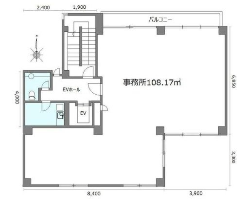 メロディー廣田3F 間取り図