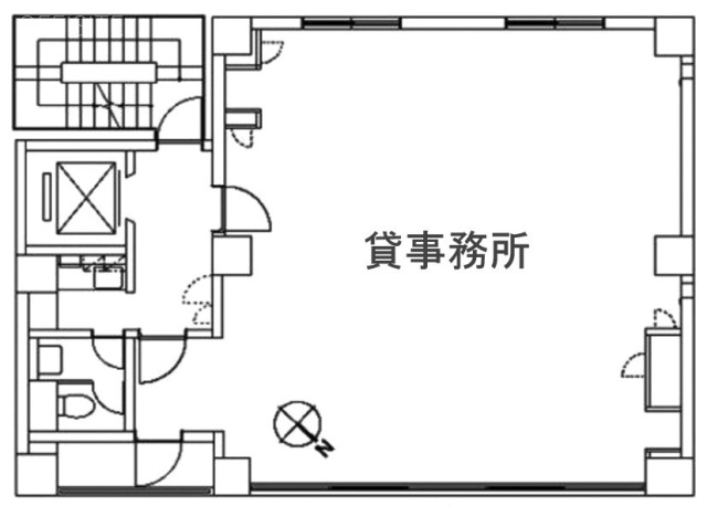 巴町アネックス6F 間取り図