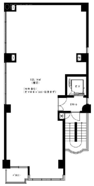 スクエアビル4F 間取り図