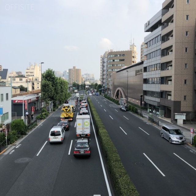 Daiwa品川御殿山ビル ビル前面道路