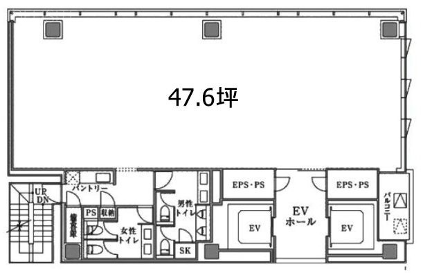 PMO五反田12F 間取り図