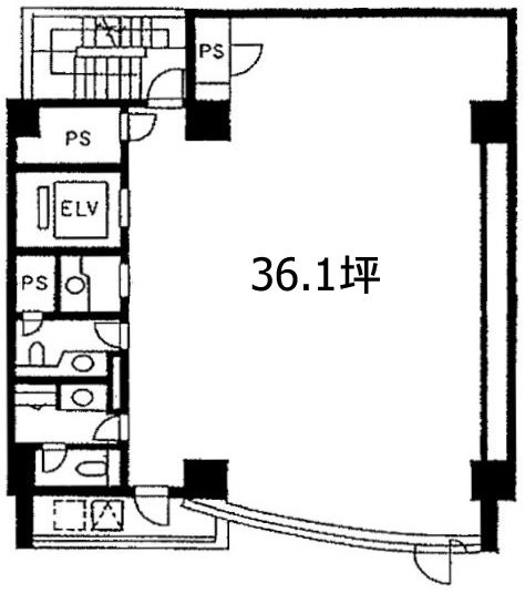 イーストインタービル9F 間取り図